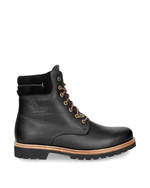 Panama Jack 03 C27 Herenlaarzen Zwart Waterdicht Leren Veters Wandelen Enkel Chukka