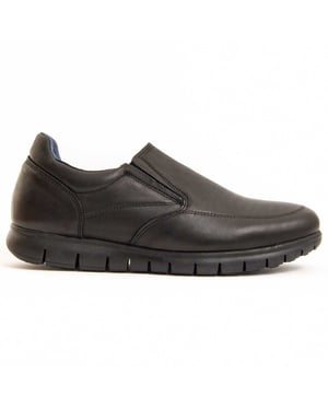 Purapiel Komodo2 mocassin in zwart