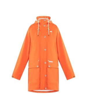 Schmuddelwedda Oversized mackintosh bridgeport Dames ORANJE ROOD-280