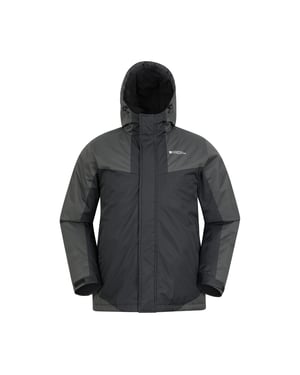 Mountain Warehouse Heren Dusk III Ski jas (Zwart/Grijs)
