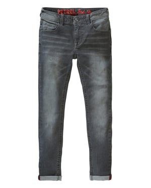 Petrol Industries - Jongens Nolan Narrow Fit Jeans - Grijs