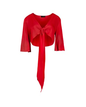 Rode Bolero Top