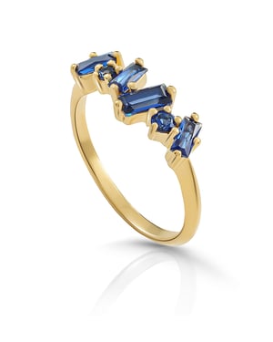 Orphelia 'Novel' Dames 925 Zilveren Ring - Goud ZR-7534