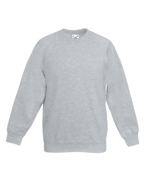 Fruit of the Loom Sweatshirt voor kinderen/Kinderen Premium Heather Set-in (Heide Grijs)