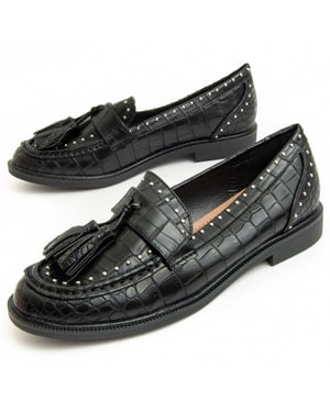 Montevita Moccasins Moccavita12 in Zwart