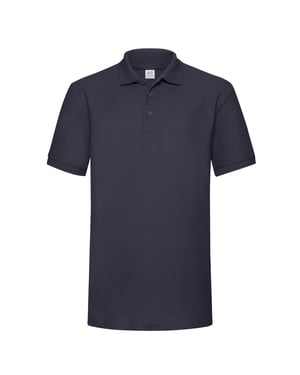 Fruit of the Loom Heren Polycotton Pique Zwaar Poloshirt (Deep Navy)