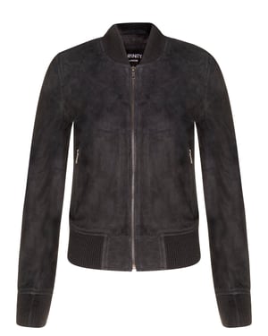 Dames klassiek MA-1 suède bomberjack-Newbury