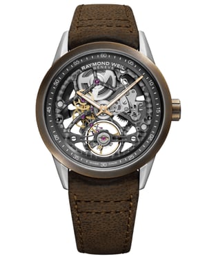 Raymond Weil Freelancer Heren Bruine Horloge 2785-SBC-60000