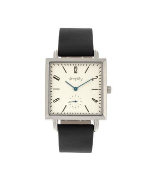 Vereenvoudig het 5000 lederen bandhorloge
