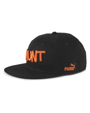 Puma Valencia CF Flat Brim Verstelbare Pasvorm Zwart Unisex Cap 022916 02