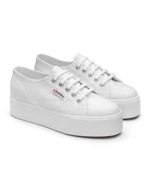Superga Unisex 2790 Linea Up Down Trainers voor volwassenen (Wit)
