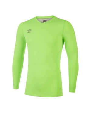 Umbro Heren Elite V Neck Base Layer Top (Groene Gekko)