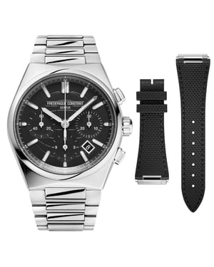 Frédérique Constant Highlife Chronograph Automatic Heren Horloge Zilverkleurig FC-391B4NH6B