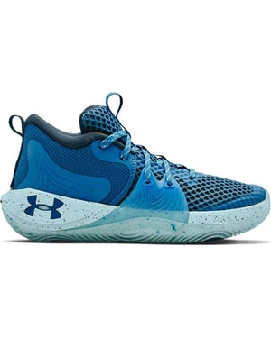 Under Armour GS Embiid 1 Kids Blauw Basketbalschoenen