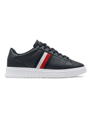 Tommy Hilfiger Sneakers Supercup Leather Blauw