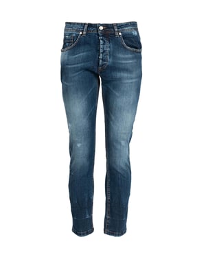 Takeshy Kurosawa Jeans Regular Mannen blauw