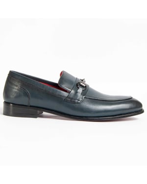 Purapiel mocassin Imperi5 Blauw