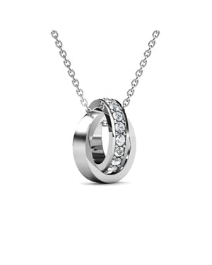 Circle Hoop Hangers - Oostenrijks kristal