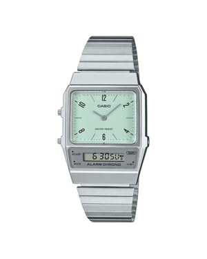 Casio Casio Collectie Vintage Heren Zilver Horloge AQ-800E-3AEF