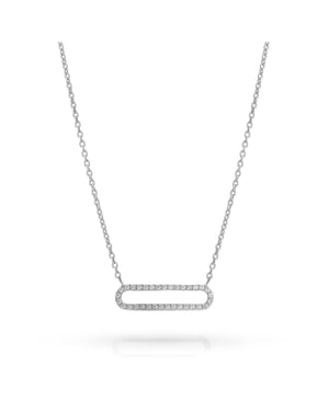 Orphelia 'Charm' Dames 925 Sterling Zilveren Ketting - Zilver ZK-7563