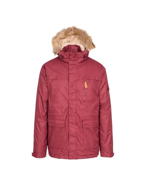 Trespass - Heren Mount Bear Parka Jas (Rood)