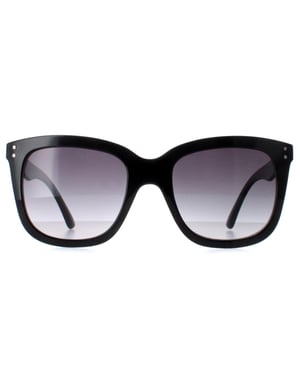 Calvin Klein CK22550S 001 glanzend zwart grijs gradiÃ«nt zonnebril
