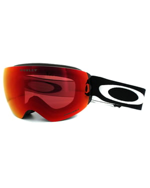 Oakley Ski Snow Goggles Flight Deck XM OO7064-39 Mat Zwart Prizm Torch Iridium