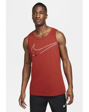 Nike Dri-FIT grafisch trainingstankvest voor heren in rood