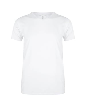 Presly & Sun Tee SS Steve V-Neck Wit