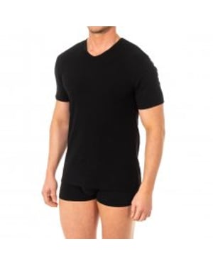 T-shirt met korte mouwen en V-hals voor heren A0DGO. Comfortabele en casual stijl.
