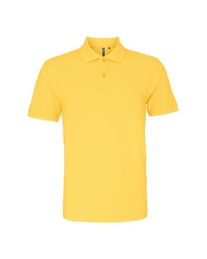 Asquith & Fox Heren Poloshirt met korte mouwen (Mosterd)
