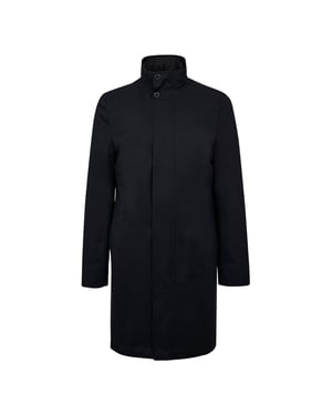 Ted Baker Erolson Mantel met trechterhals in Navy