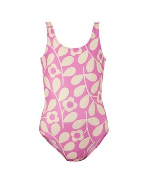 Regatta Meisjes Orla Kiely Jasmine Bloem Eèndelig Zwempak (Lila/Crème)