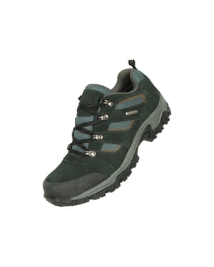 Mountain Warehouse Heren Voyage Suede Waterdichte Wandelschoenen (Zwart)