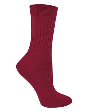Steven - Dames 1 Paar Originele Merino Wollen Sokken - Outdoor Boot Sokken - Bordeaux
