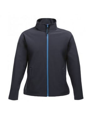 Regatta Opvallende Dames/dames Ablaze Afdrukbaar Soft Shell-jasje (Marine / Frans Blauw)
