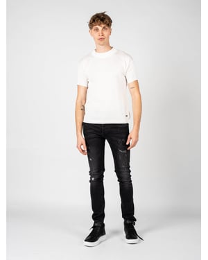 Takeshy Kurosawa T-shirt Over Filo Mannen Wit