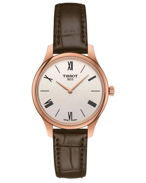 Tissot 5.5 Lady Dames Horloge Bruin T0632093603800