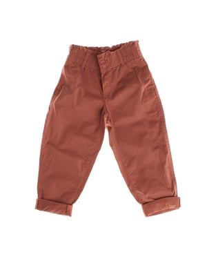 Rechte gerimpelde broek 416204 meisjes