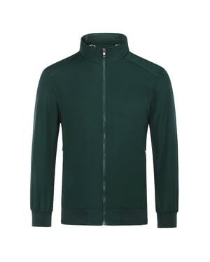 Heren Bomberjack met opstaande kraag, overgangsjack voor de herfst, casual sportjack groen