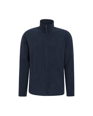 Mountain Warehouse Heren Camber Fleece Jas (Marine)