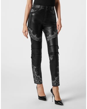 Leren Broek Paisley