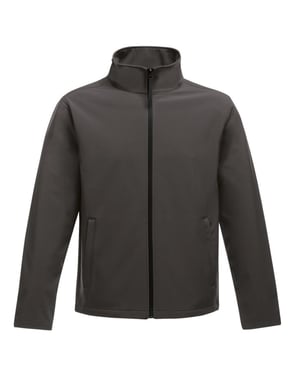Regatta Opmerkelijk Heren Ablaze Afdrukbaar Soft Shell-jasje (Afdichting Grijs/Zwart)
