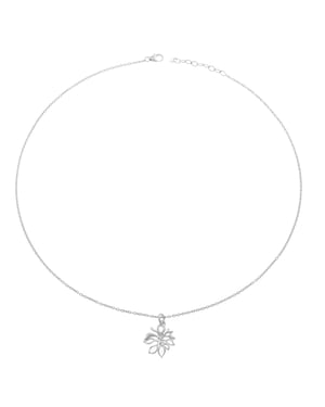 Orphelia Dames 925 Sterling Zilveren Ketting met Hanger - Zilver ZH-6027