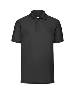 Fruit of the Loom Heren Piqué Polo Shirt (Zwart)
