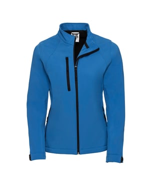 Russell Dames/dames Soft Shell-jas (Azuurblauw)