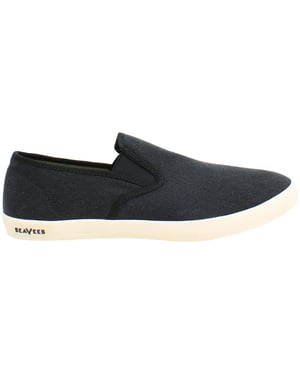 Seavees Baja Standaard Heren Zwarte Plimsolls