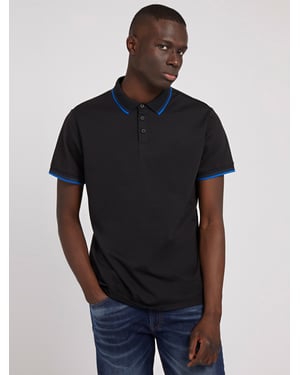 Guess Poloshirt - M2GP34 KARS0 -  zwart