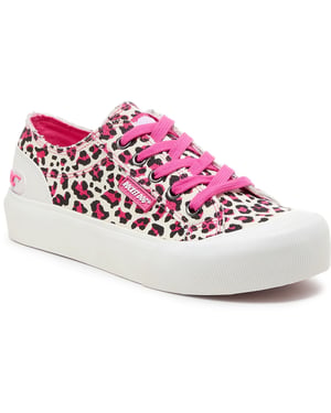 Rocket Dog Jazzin Plus Monroe Cotton Damestrainers Hot Pink