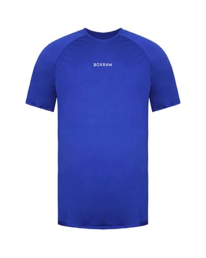 BoxRaw SMRT-TEC Heren Marine Blauw T-Shirt